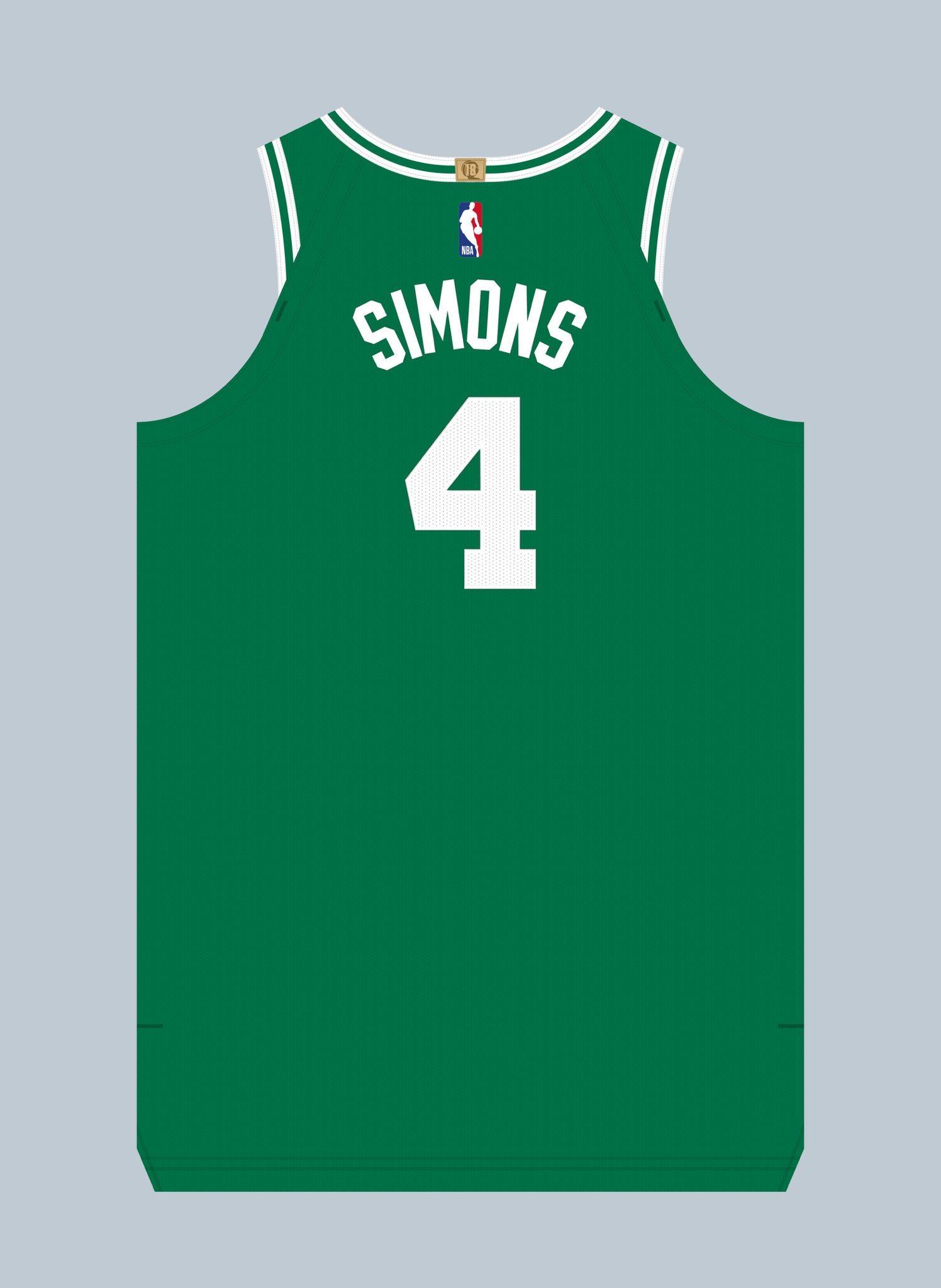 球衣博主：安芬尼·西蒙斯新赛季将身穿4号球衣